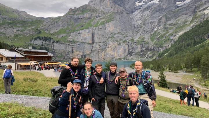 Billede fra sommerlejren 2023 i Kandersteg